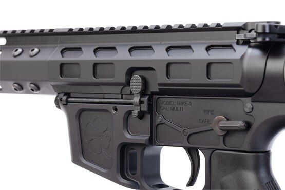 Lightweight aluminum upper construction, black.